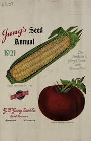 Cover of: Jung's seed annual: 1921
