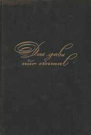 Das gab's nur einmal by Curt Riess