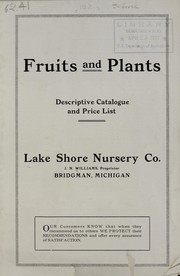 Cover of: Fruits and plants descriptive catalogue and price list