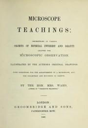 Cover of: Microscope teachings: descriptions of various objects of especial interest and beauty adapted for microscopic observation ... .