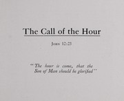 Cover of: The call of the hour