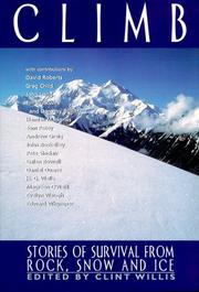 Cover of: Climb: Stories of Survival from Rock, Snow and Ice