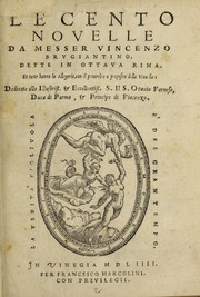 Le cento novelle da messer Vincenzo Brugiantino, dette in ottava rima by Vincenzo Brusantini