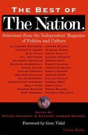 Cover of: The best of the Nation: selections from the independent magazine of politics and culture