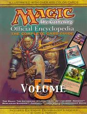 Cover of: Magic: The Gathering -- Official Encyclopedia: The Complete Card Guide, Volume 5