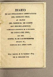 Diario de la operaciones del exercito real by Melchor de Aymerich y Villajuana