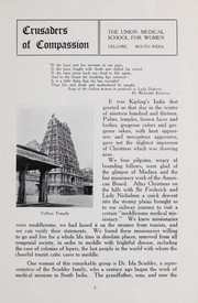 Cover of The Union Missionary Medical School for Women, Vellore, India by 