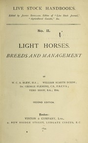 Cover of: Light horses by William Charles Arlington Blew