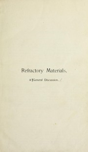 Refractory materials by Faraday Society
