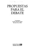 Cover of: Propuestas para el Debate