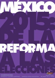 Cover of: México 2015: de la reforma a las elecciones