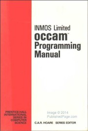 Cover of: Occam programming manual by INMOS Limited.