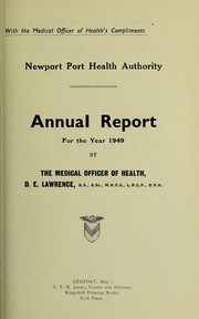 Cover of: [Report 1949]