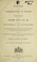 Cover of: Report of the commissioners of inquiry on the charges made by Alexander Francis Bell, Esq., against the magistracy of Dungannon