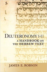 Cover of: Deuteronomy 1-11: A Handbook on the Hebrew Text (Baylor Handbook on the Hebrew Bible)