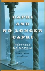 Cover of: Capri and no longer capri by Raffaele La Capria