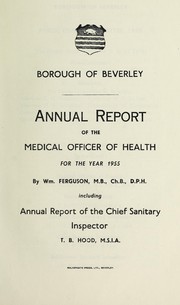 Cover of: [Report 1955] by Beverley (England). Borough Council. nb2013018795