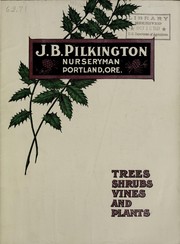 Cover of: 1921-1922 catalog by J.B. Pilkington (Firm)