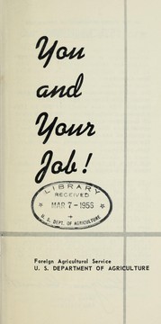 Cover of: You and your job!