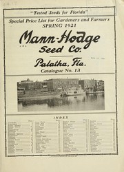 Special price list for gardeners and farmers by Mann-Hodge Seed Co