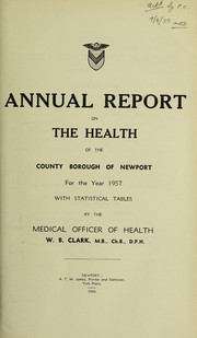 Cover of: [Report 1957]