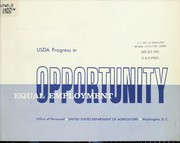 Cover of: USDA progress in equal employment opportunity. by 
