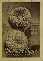 Cover of: Payne's garden guide by Theodore Payne (Firm)