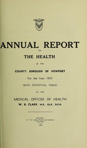 Cover of: [Report 1954]