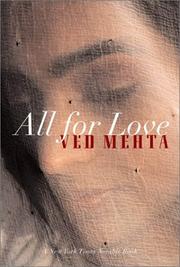 Cover of: All for Love (Nation Books) by Ved Mehta
