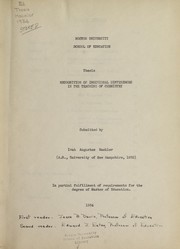 Cover of: Recognition of individual differences in the teaching of chemistry by Ivah Augustus Hackler