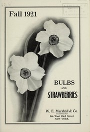 Cover of: Bulbs and strawberries: Fall 1921