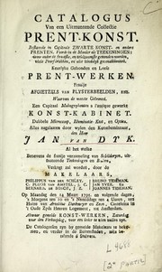 Cover of: Prent-konst; prent-werken