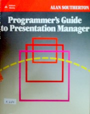 Cover of: Programmer's guide to the presentation manager