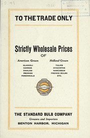 Cover of: To the trade only by Standard Bulb Company