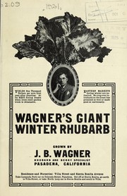 Cover of: Wagner's giant winter rhubarb