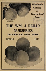 Cover of: Wholesale catalog of guaranteed trees: spring 1921