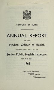 Cover of: [Report 1965] | Blyth (Northumberland, England). Borough Council