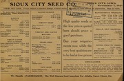 Cover of: Sioux City Seed Co. [price list] by Sioux City Seed Co