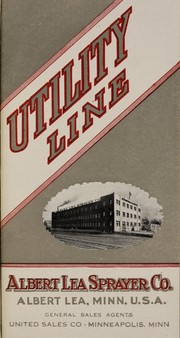 Cover of: Utility line