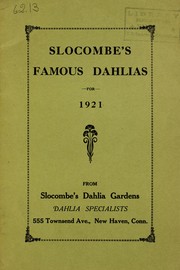 Cover of: Slocombe's famous dahlias for 1921