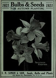 Cover of: Bulbs & seeds for autumn planting by I.N. Simon & Son