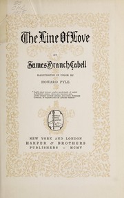 Cover of: The line of love by James Branch Cabell