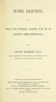 Cover of: Home reform by Roberts, Henry
