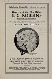 Cover of: Wholesale trade-list: season 1920-21
