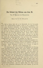 Cover of: Die Geburt der Helena aus dem Ei