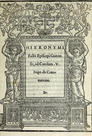 Cover of: Hieronymi Balbi episcopi Gurcensis Ad Carolum V. Impe. de coronatione