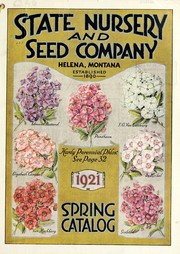 Cover of: 1921 spring catalog