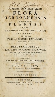 Flora Herbornensis exhibens plantas circa Herbornam Nassoviorum crescentes by Johann Daniel Leers