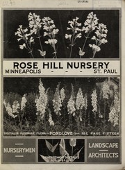 Cover of: Rose Hill Nursery [catalog]