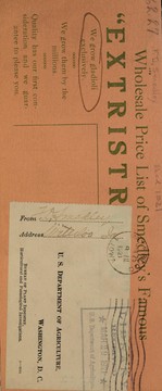 Cover of: Wholesale price list of Smedley's famous "extristrong"